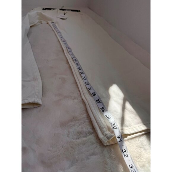 New VERO MODA Women's Size 29/32 Kathy High Waist Wide Leg Jeans Snow White - Picture 7 of 13